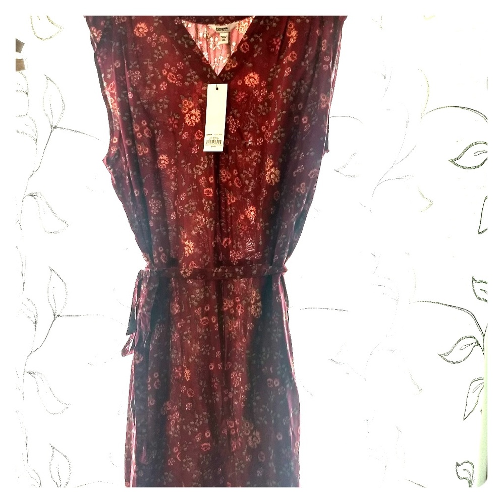 SONOMA, Pop Over Summer Dress, NWT